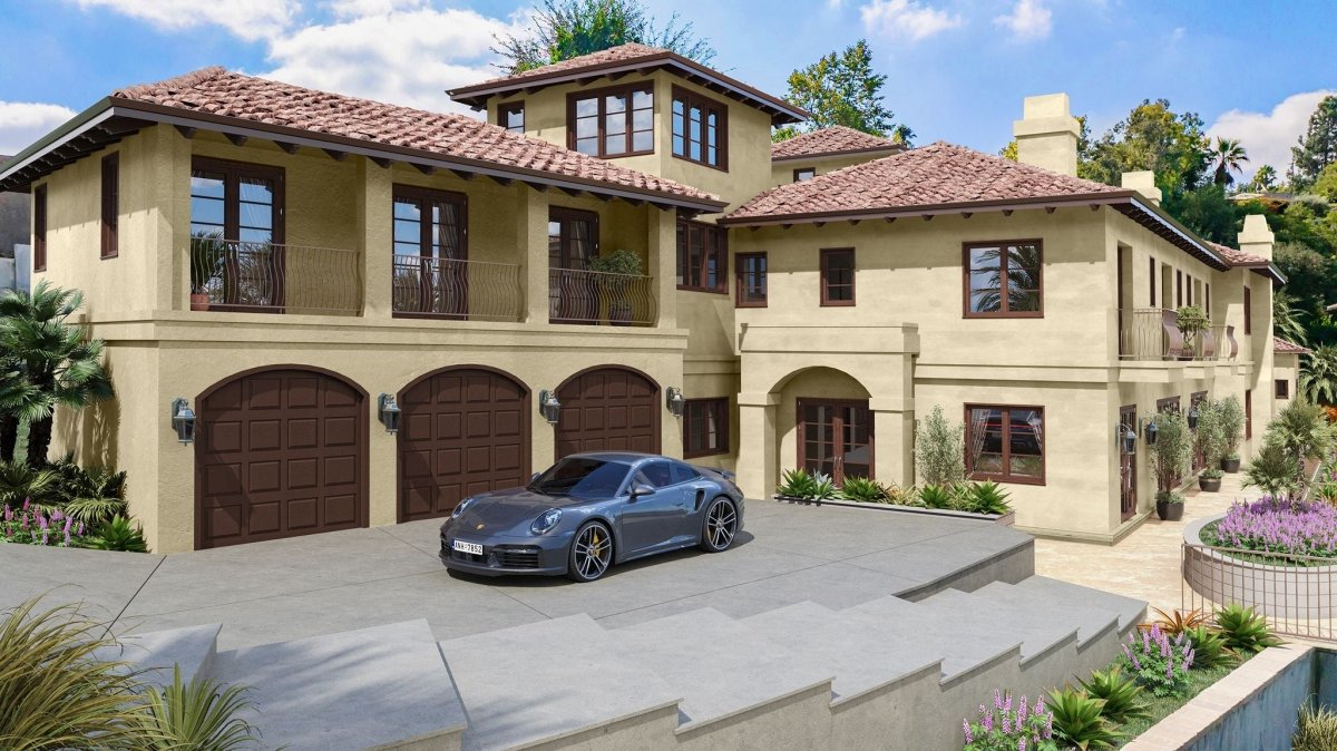 Luxury villa exterior
